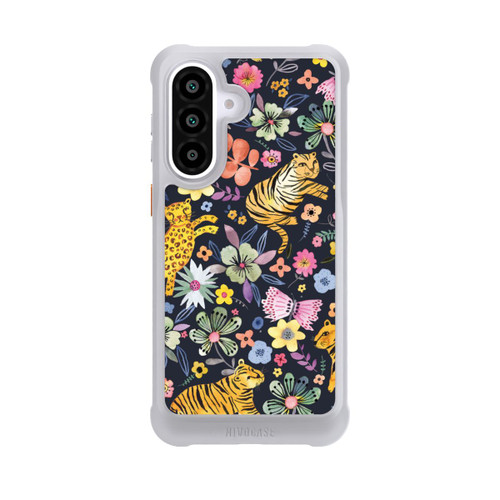Samsung Galaxy A57 5G NIVOmax Spring Tigers Flowers Black