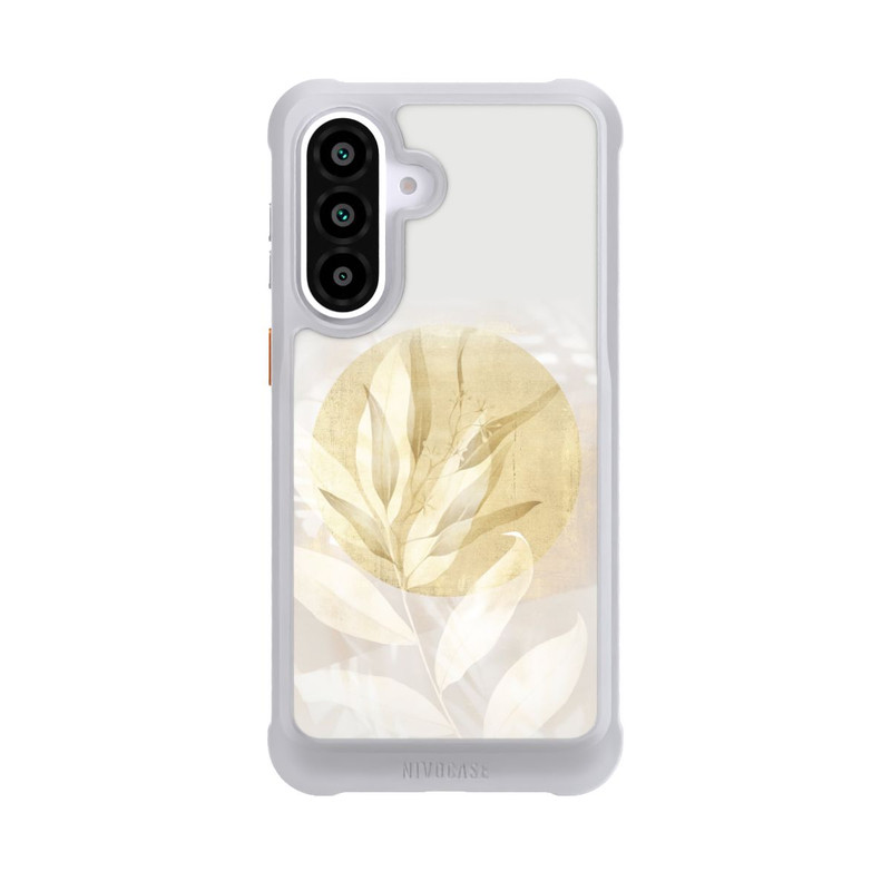 Galaxy A57 5G NIVOmax Boho Gold Blumen Kunst