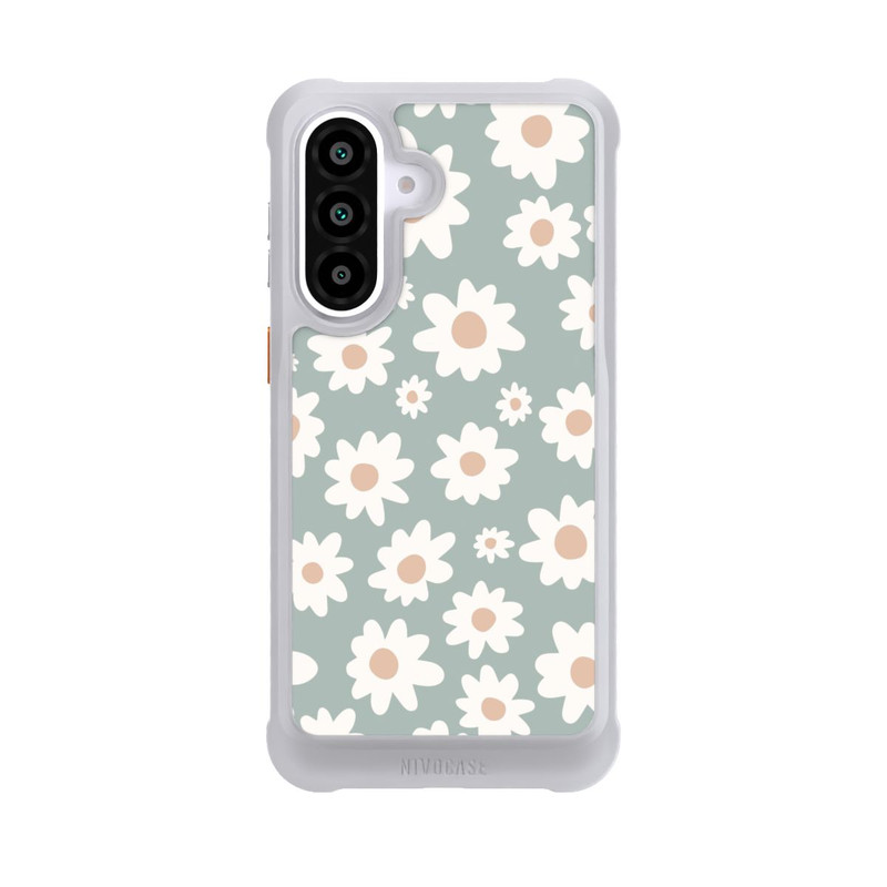 Galaxy A57 5G NIVOmax Daisy Flower Seamless Pattern Green