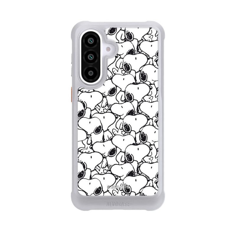 Galaxy A57 5G NIVOmax Snoopy Muster Schwarz und Weiß