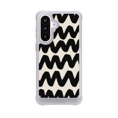 Samsung Galaxy A57 5G NIVOmax Vagues Noires Pattern