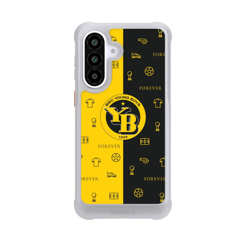 Galaxy A57 5G NIVOmax BSC YB Gelb Schwarz Muster