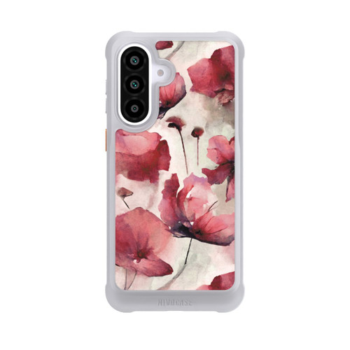 Samsung Galaxy A57 5G NIVOmax Wilde Mohnblumen Aquarell mit KI