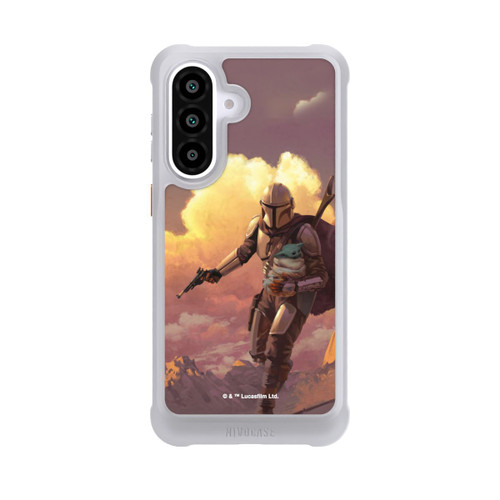 Samsung Galaxy A57 5G NIVOmax Der Mandalorianer und Grogu Sonnenguntergang Wolken