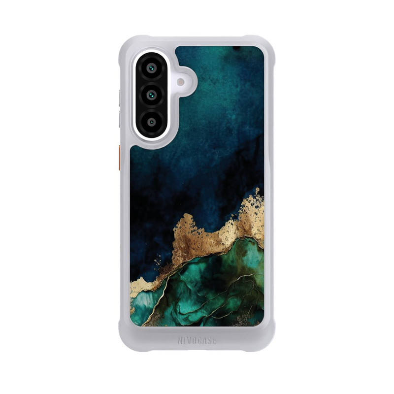 Galaxy A57 5G NIVOmax Bleu pétrole avec or