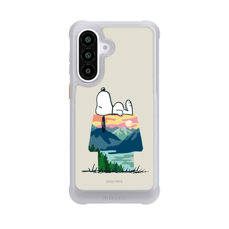 Galaxy A57 5G NIVOmax Snoopy Camping Hütte
