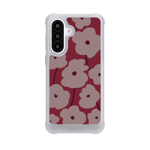 Samsung Galaxy A57 5G NIVOmax Minimalistische Blumen Bordeaux