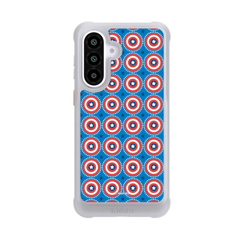 Galaxy A57 5G NIVOmax Captain American Shield Pattern