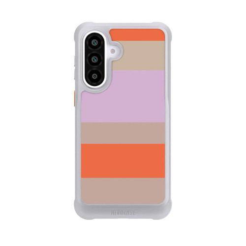 Samsung Galaxy A57 5G NIVOmax Moca Lila Orange Stripes