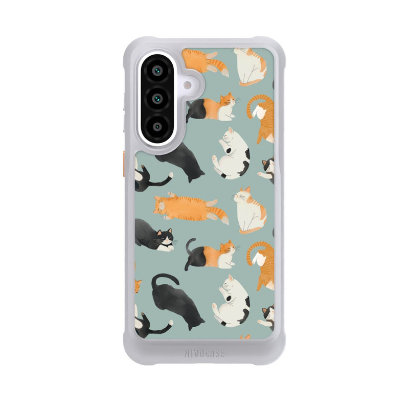 Galaxy A57 5G NIVOmax Cats Pattern