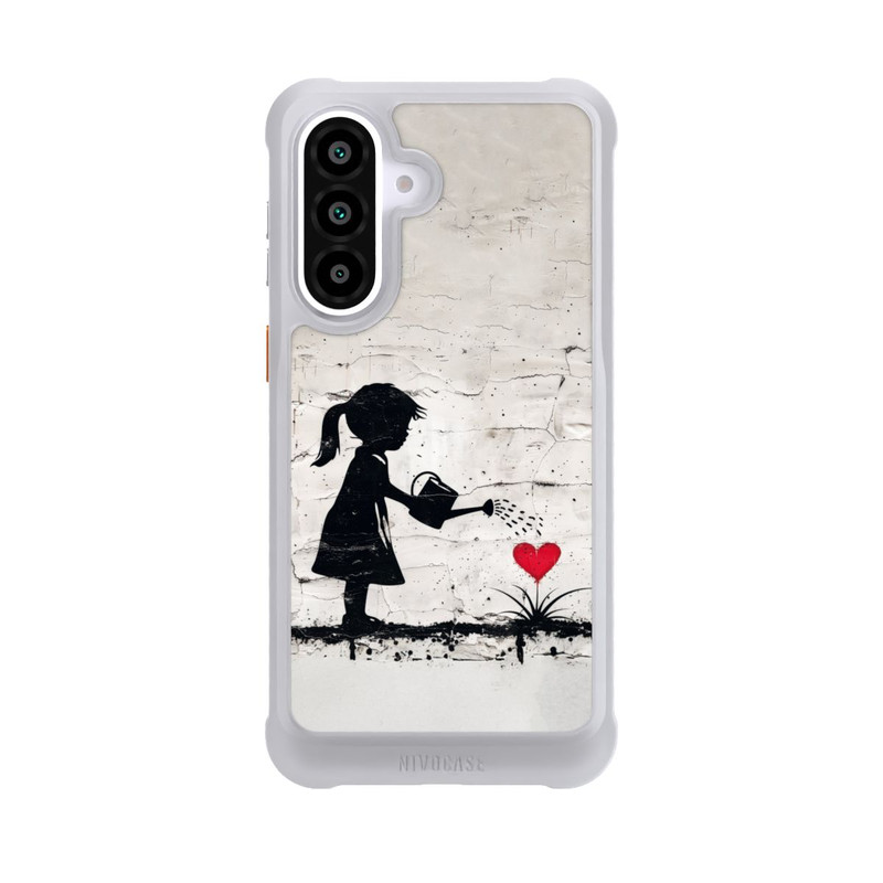 Galaxy A57 5G NIVOmax Girl Watering Bunch of Flowers 