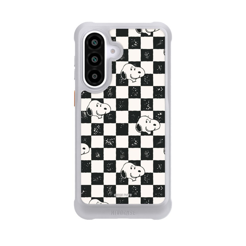 Galaxy A57 5G NIVOmax Snoopy Heads Checked Pattern