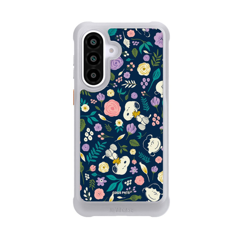 Galaxy A57 5G NIVOmax Peanuts Dark Flower Pattern