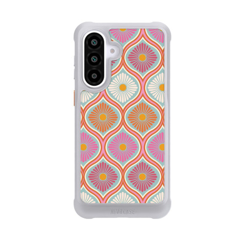 Samsung Galaxy A57 5G NIVOmax Groovy 70s Retro Mod Flower Power