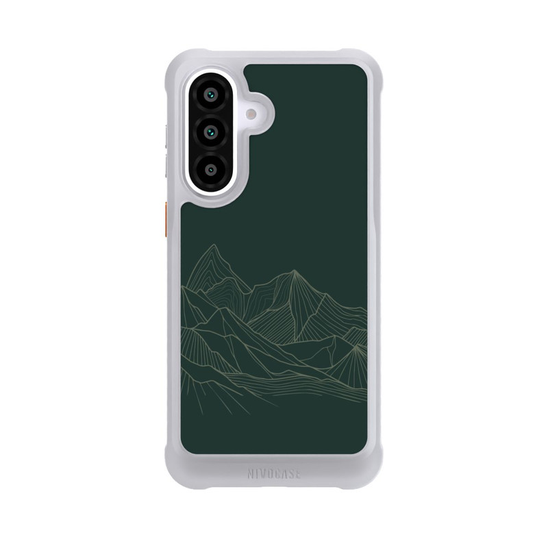 Galaxy A57 5G NIVOmax Berg Line Art Grün