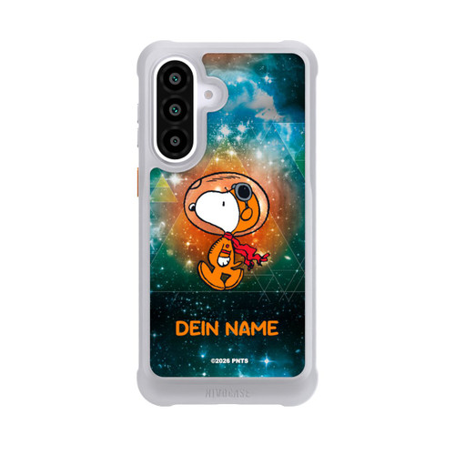 Samsung Galaxy A57 5G NIVOmax Snoopy Weltraumreisender Personalisierbar