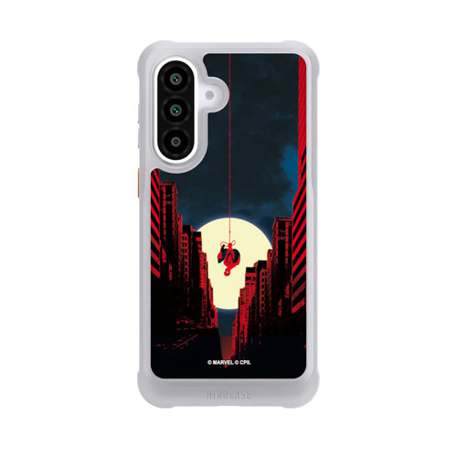Samsung Galaxy A57 5G NIVOmax Spider-Man Marvel between Skyscrapers