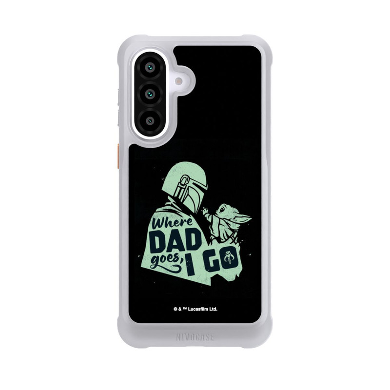 Galaxy A57 5G NIVOmax Grogu - Where dad goes,I go