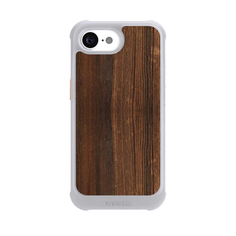 iPhone 17e NIVOmax Look Bois de Noyer
