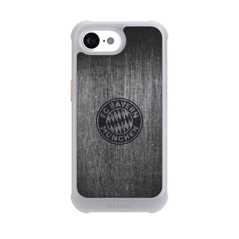 iPhone 17e NIVOmax Metal look FCB Logo plain