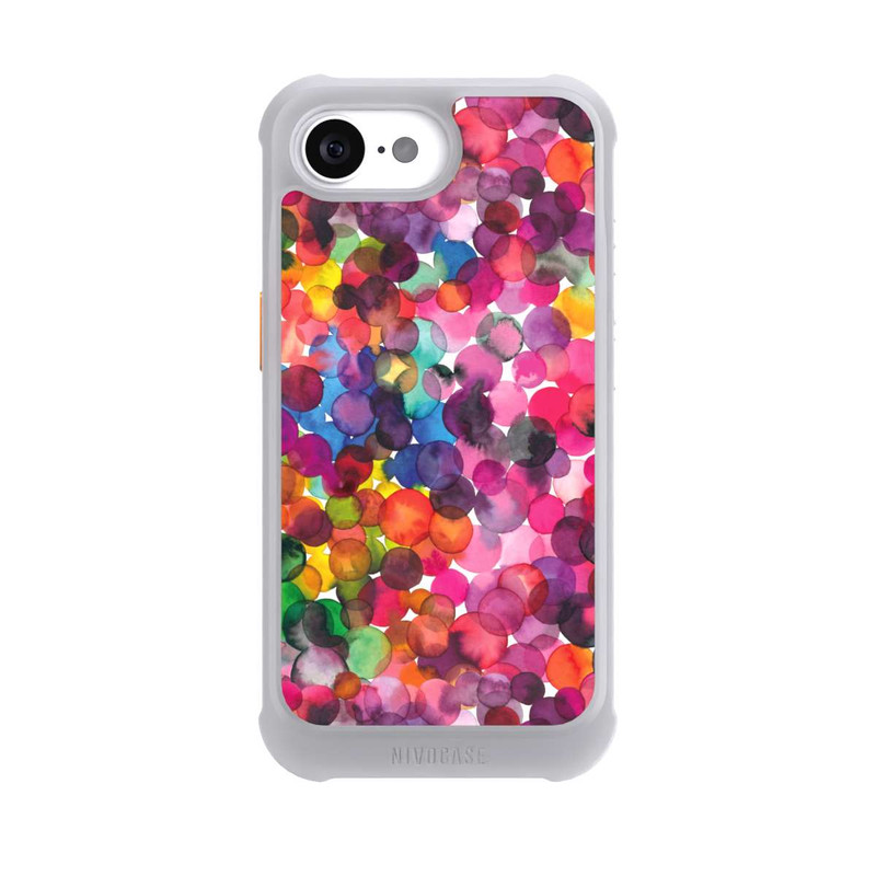 iPhone 17e NIVOmax Overlapped Watercolor Dots