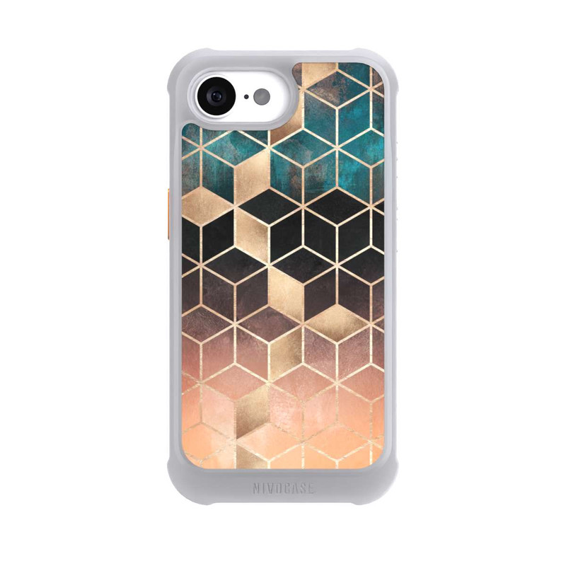 iPhone 17e NIVOmax Ombre Traum Würfel Gold Druck