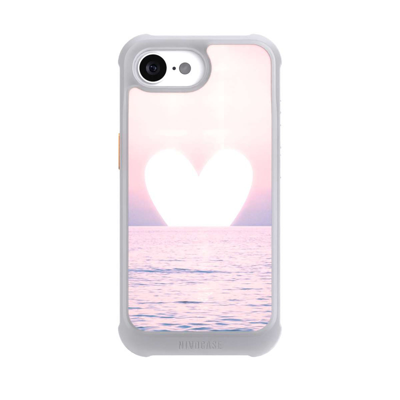 iPhone 17e NIVOmax Herz-Sonnenuntergang