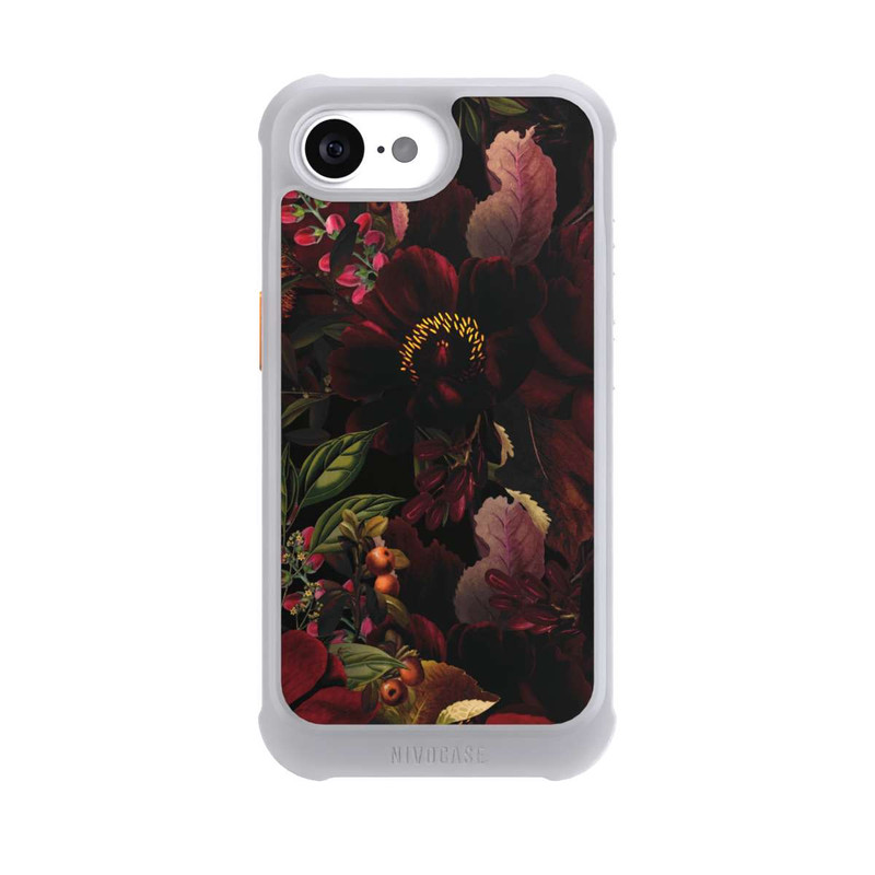 iPhone 17e NIVOmax Dunkle Rote Vintage Barock Rosen