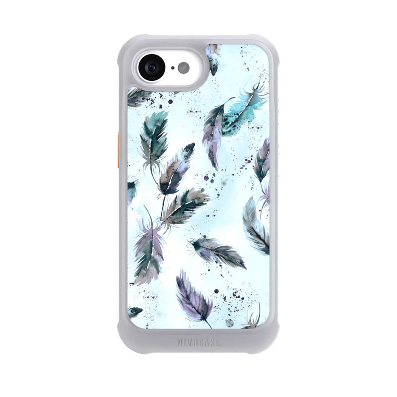 iPhone 17e NIVOmax Magical Feathers Soft Blue