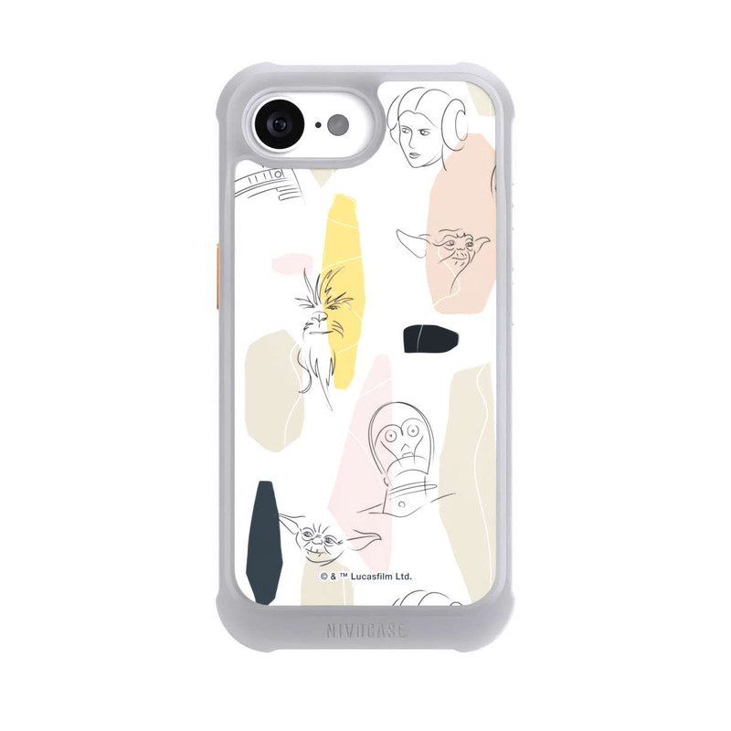 iPhone 17e NIVOmax Helle Seite Line Art