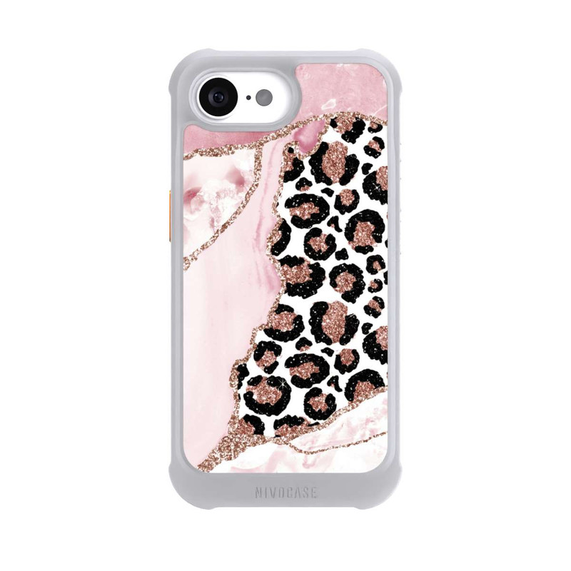 iPhone 17e NIVOmax Motifs et textures rose lisse
