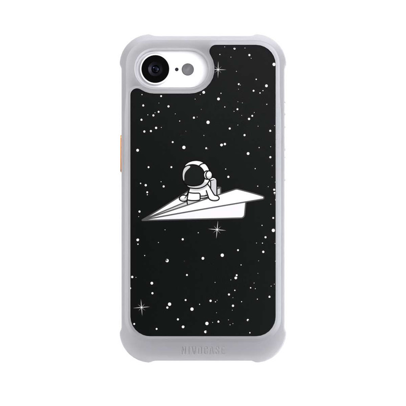 iPhone 17e NIVOmax Astronaut Paper Plane Comic