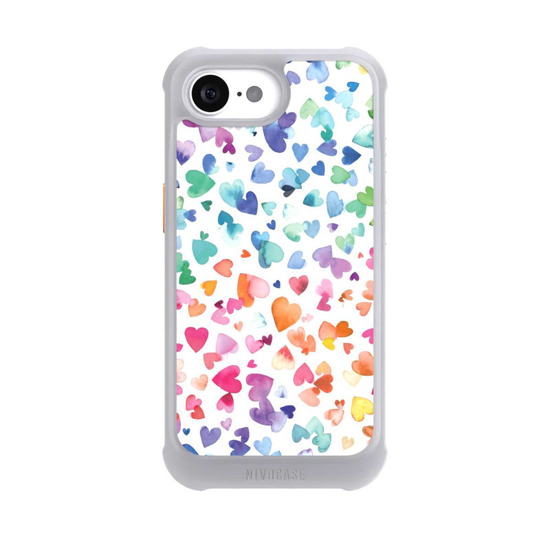 iPhone 17e NIVOmax Liebesherzen aquarell