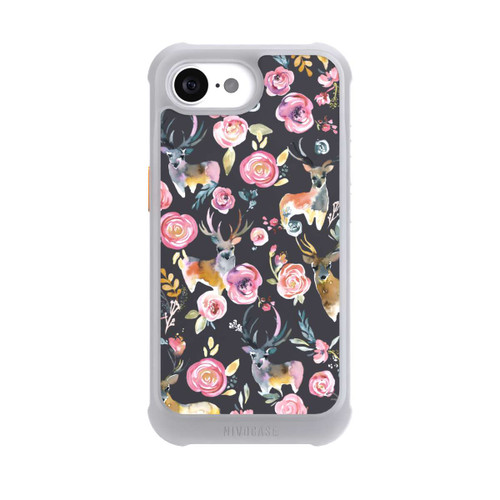 Apple iPhone 17e NIVOmax Deers and flowers Anthracite