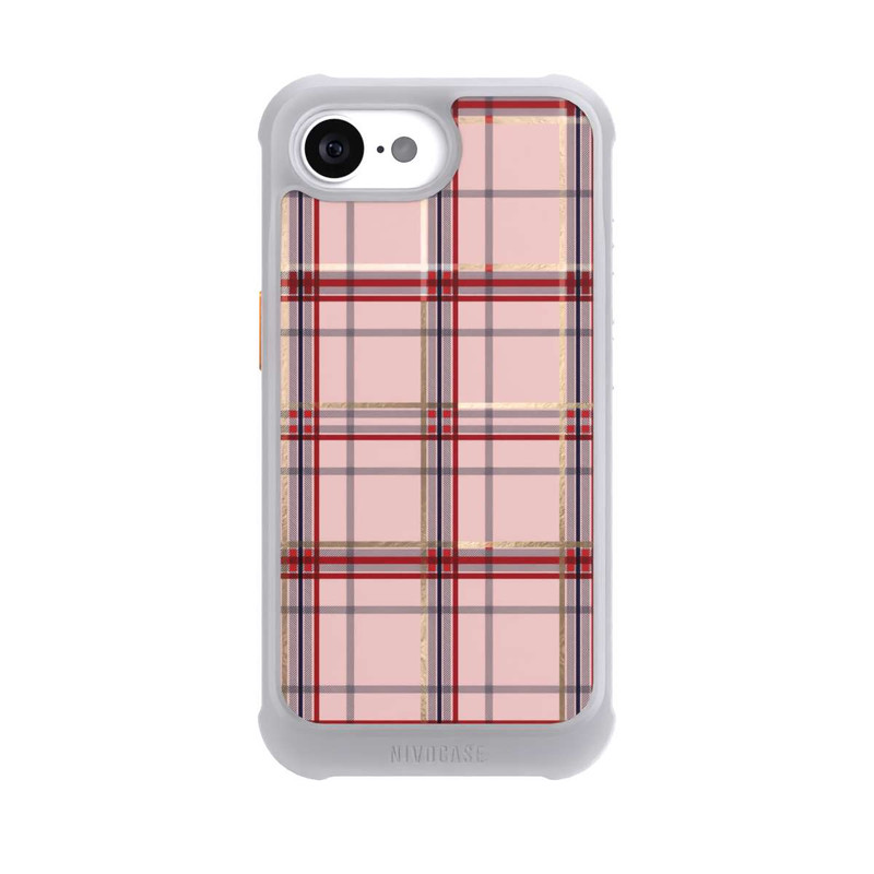 iPhone 17e NIVOmax TARTAN PINK