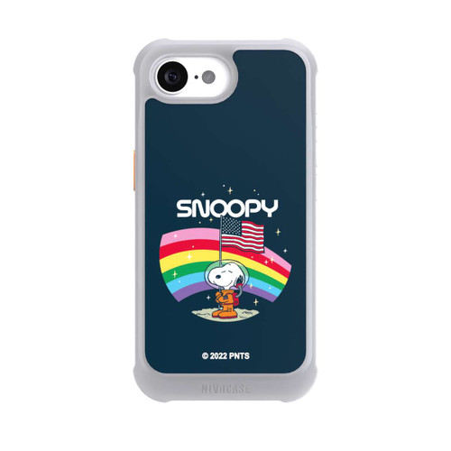 Apple iPhone 17e NIVOmax Snoopy Weltraumreisender Regenbogen