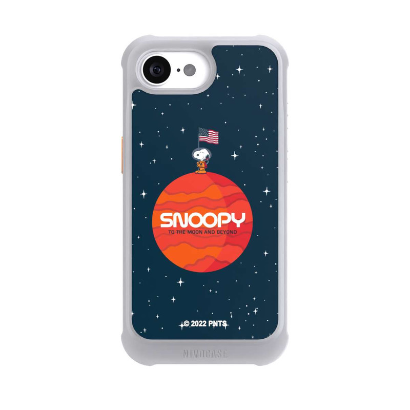 iPhone 17e NIVOmax Snoopy Weltraumreisender Orange