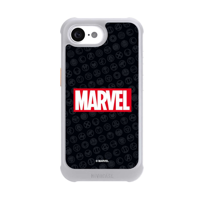 iPhone 17e NIVOmax Marvel Logo Black Red 