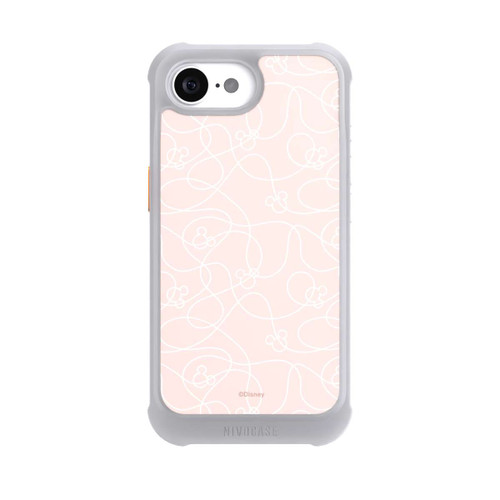 Apple iPhone 17e NIVOmax Micky Line Art Muster Rosa