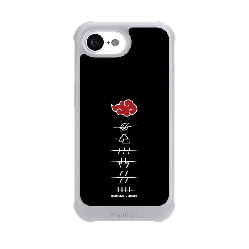 iPhone 17e NIVOmax Akatsuki Mitgliedssymbole Schwarz