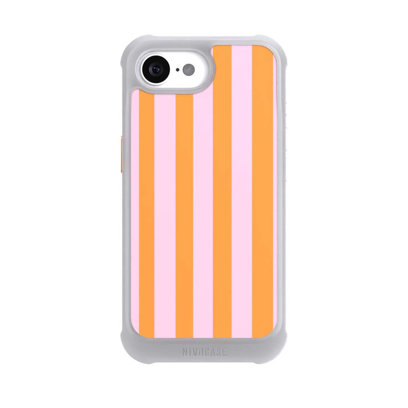 iPhone 17e NIVOmax Orange Rosa Streifen