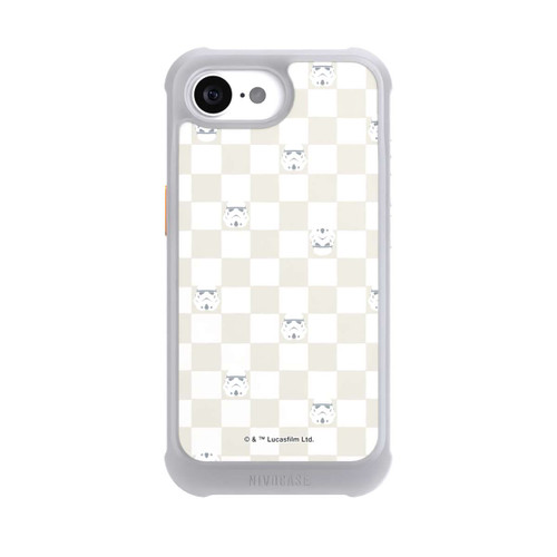 Apple iPhone 17e NIVOmax Stormtrooper Checked Pattern Beige