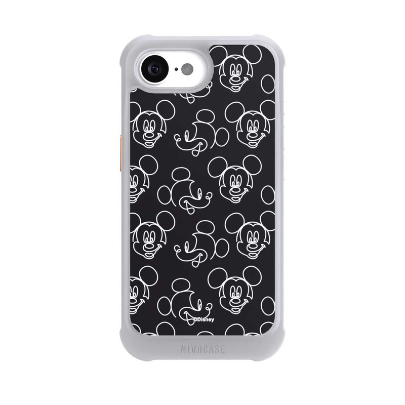 iPhone 17e NIVOmax Disney Mickey Muster Schwarz