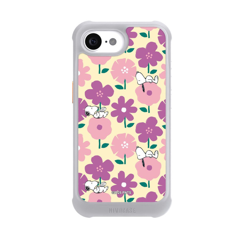 iPhone 17e NIVOmax Peanuts Flower Pattern Yellow