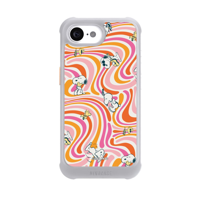iPhone 17e NIVOmax Peanuts Hippie Pattern Orange
