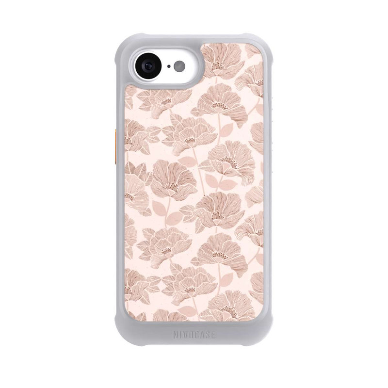 iPhone 17e NIVOmax Brown Floral Block