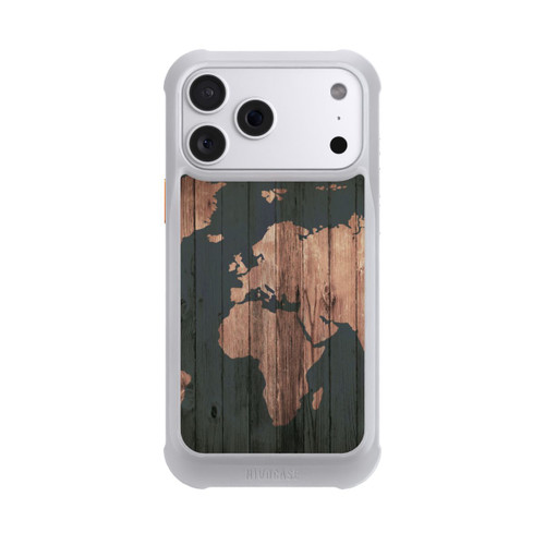 Apple iPhone 18 Pro Max NIVOmax Wooden World Map
