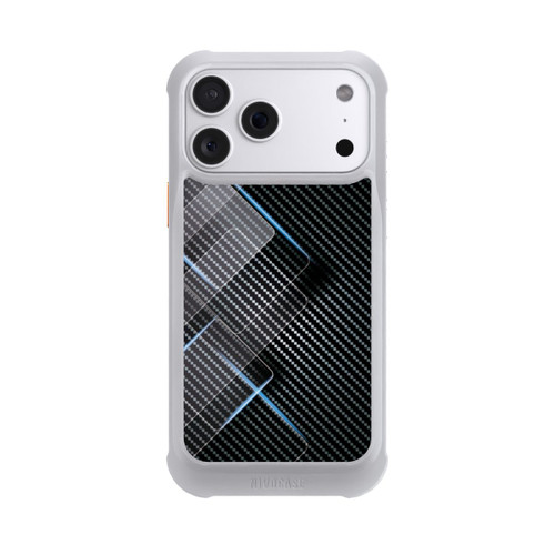 Apple iPhone 18 Pro Max NIVOmax Blaue Linien auf Karbon
