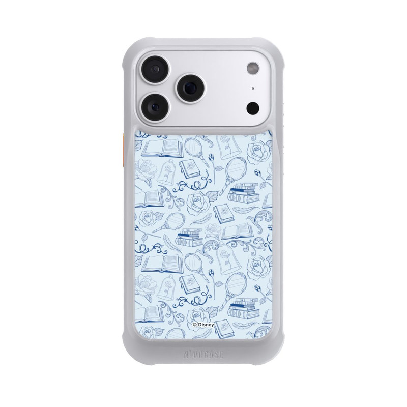 iPhone 18 Pro Max NIVOmax Beauty and Beast Pattern Blue