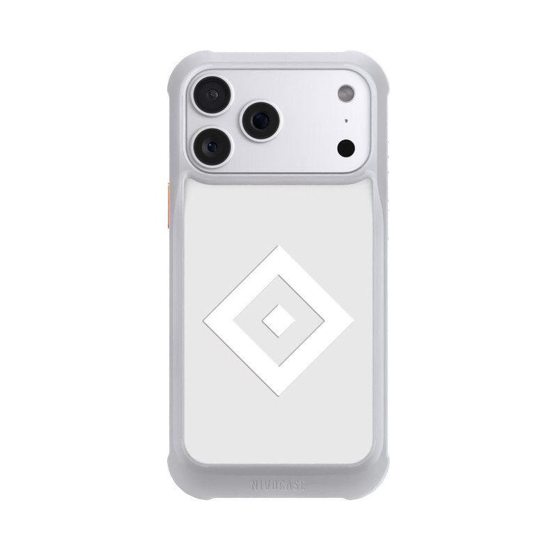 iPhone 18 Pro Max NIVOmax Rauten Logo auf HSV Grau
